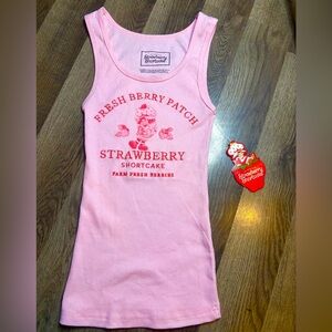 Strawberry Shortcake Pink Tank Top
